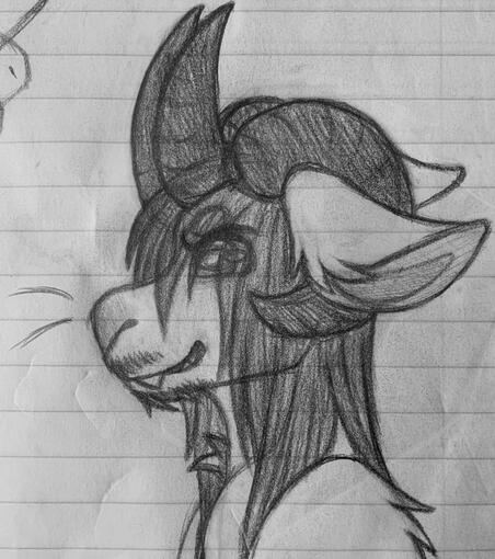 Anthro 4 Horned Goat Example